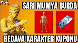 SON DAKİKA | SARI MUMYA BURDA | BEDAVA KARAKTER KUPONU | M16 ROYALE PASS | PUBG MOBILE