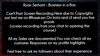 Ryan Serhant - Business in a Box. course download