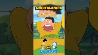 DORAEMON CREA UNA CIUDAD PARA NOBITA 🎡🏘 | DORAEMON #short