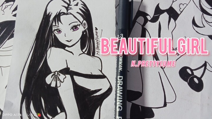 Beautiful Girl (speed drawing)