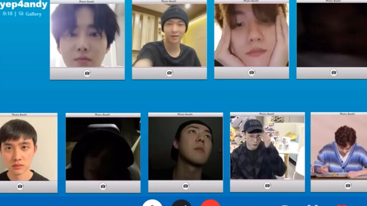 【EXO】هذا هو السبب في أننا لا نتحدث عبر الفيديو أبدًا