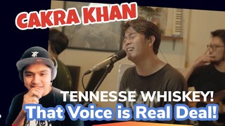 Cakra Khan - Tennessee Whiskey | Chris Stapleton - Cover | Live Session |   REACTION