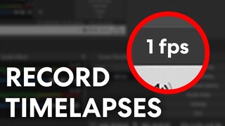 Record SpeedArt/SpeedPaint Timelapse in OBS