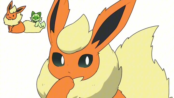 [Pokémon] Fire Eevee cũng muốn được Xinye Meow vuốt ve.