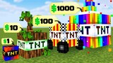 Minecraft but I Explode 1,000,000 Blocks