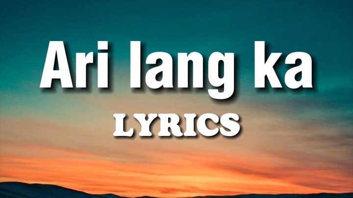 Ari Lang ka-Lyrics