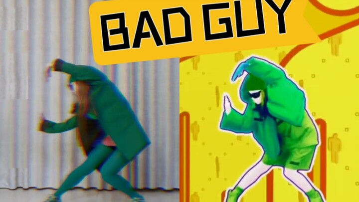 "Just Dance" Bad Guy's ultimate version - Green Hat Gorilla Dance! I hear the knuckles ringing