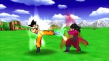 Goku vs Xeno Goku (shin budokai 2 mod)