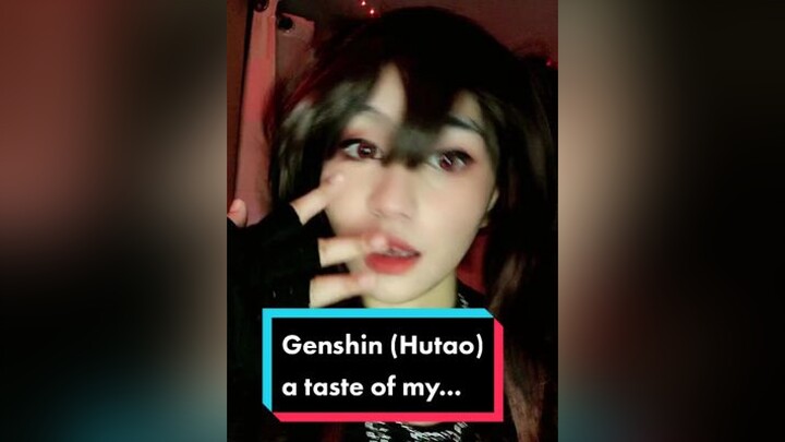 you wanna taste of my... hutao genshinimpact hutaocosplay genshinimpactcosplay anime videogames genshin genshincosplay genshinimpacthutao fyp foryoupage