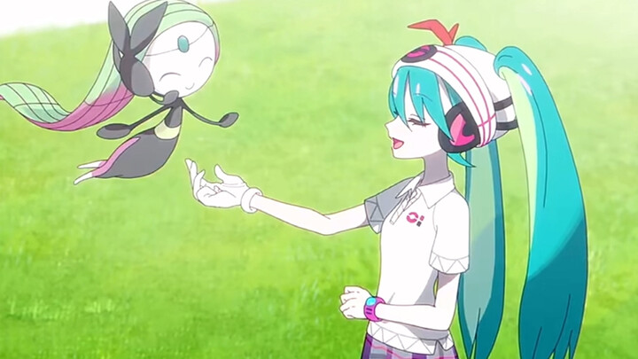 初音未来和宝可梦联动辣！！