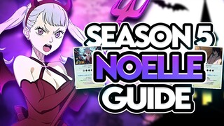 SEASON 5 NOELLE FULL GUIDE: BEST GEARSETS, TALENT TREE, SKILL PAGES & TEAMS - Black Clover Mobile