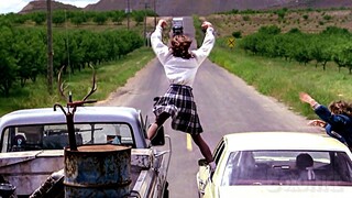 Crazy girl goes car surfing | Footloose | CLIP