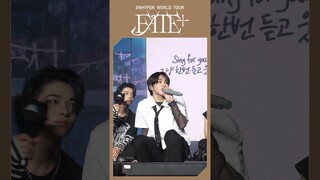 [#EN_Clip] 엔진에게 선물이 도착했습니다💝정원 - Sing For You🎵 #ENHYPEN #EN_WORLDTOUR_FATEPLUS #FATEPLUS_IN_SEOUL