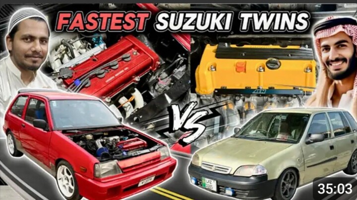 Fastest Suzuki Twins Of Pakistan K24 Cultus & B18b Khyber Ft 1000HP AWD Hatch TEAM-4K