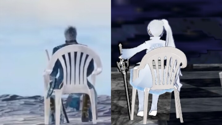 [RWBY/MMD] Weiss, hand over Yan... Liuye Baiwan! (Devil May Cry 5 famous scenes)