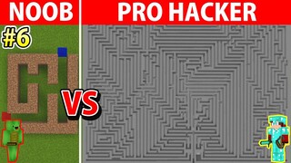 Minecraft NOOB VS PRO: GIANT MAZE LABYRINTH CHALLENGE / Animation EPISODE 6