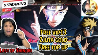 LIVE | AYO KITA REVIEW GAME NARUTO LASH OF SHINOBI YANG KATANYA BISA FREE VIP 13 2 JUTA GOLD TOP UP!