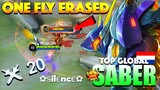 You Must Banned Saber or Else... One Fly Delete! | Top Global Saber Gameplay By ✿ѕílєncє✿ ~ MLBB