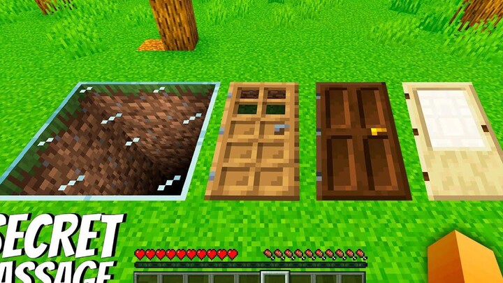 บ้านใต้ดินใดในประตูลับที่ดีกว่าใน Minecraft ห้องลับชาวบ้าน !