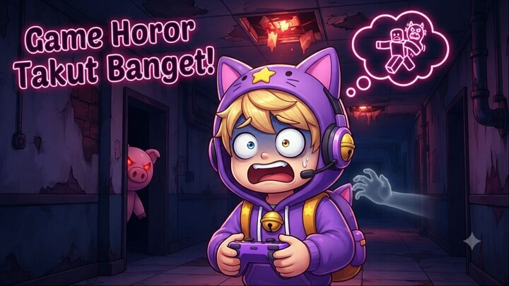 TERJEBAK DI RUMAH YANG ADA MONSTER HANTU JEPANG‼️PETA PETA Horror Roblox Indo
