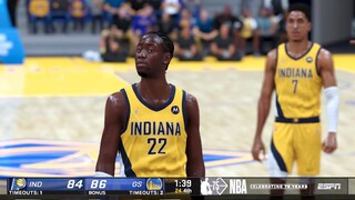 NBA 2K22 Ultra Modded Season | Warriors vs Pacers | Full Game Highlights