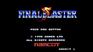 FINAL BLASTER (ファイナルブラスター). [PC Engine - NAMCO]. (1990). ALL. 60Fps.