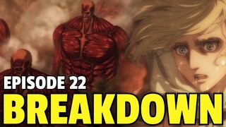 THE FEMALE TITAN?! Annie's FATE EXPLAINED | Attack on Titan Season 4 Episode 22