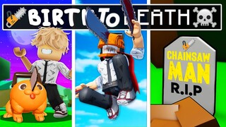 Birth To Death of CHAINSAW MAN in Roblox Brookhaven RP!!