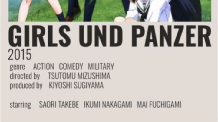 anime girls und panzer