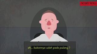 animasi horor | jangan pulang malam