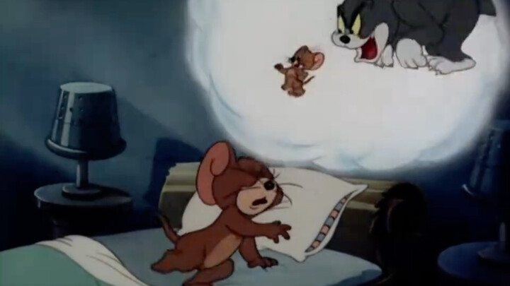 Jerry bermimpi Tom terus mengejarnya