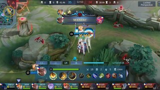 chou gameplay with maniac,,d umabot sa savage😅😅