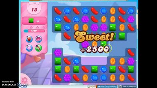 Candy Crush Level 704 Audio Talkthrough, 3 Stars 0 Boosters