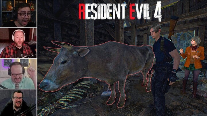 Resident Evil 4 Remake, Streamers Funny/Entertaining Moments Compilation Part 1 (Funny Moments)