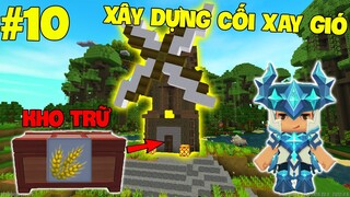 MINI WORLD SINH TỒN NÚI LỬA #10 | XÂY DỰNG CỐI XAY GIÓ VÀ KHO TRỮ ĐỒ