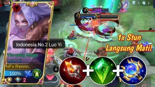 BUILD LUO YI TERSAKIT | CARA COMBO SKILL LUO YI 2x STUN MUSUH | BEST BUILD LUO YI 2021