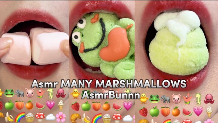 Asmr MANY MARSHMALLOWS- AsmrBunnn