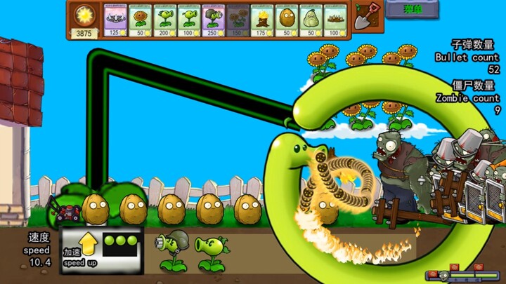 Loading peas