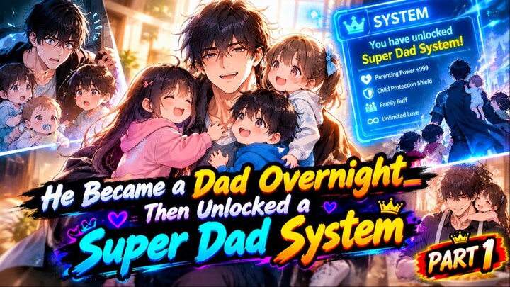 He Became a Dad Overnight… Then Unlocked a Super Dad System! (Part 1) | Manhwa Recap