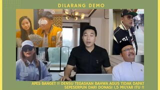 Densu Tegaskan TIdak Mendapatkan sepeserpun dari donasi 1,5 m