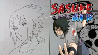 menggambar sasuke