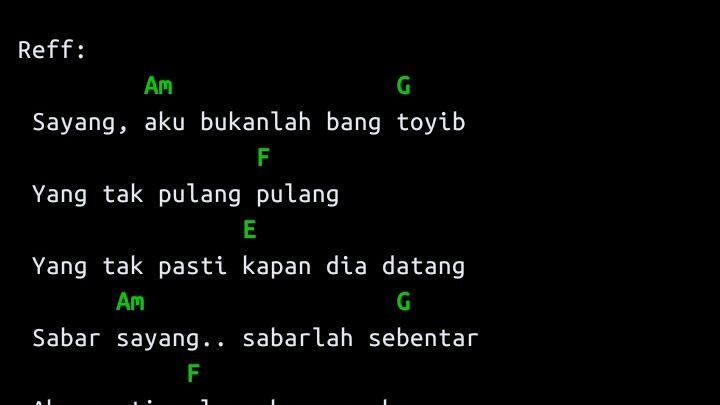 bang toyib
