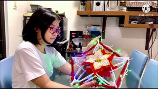 HOW TO MAKE RECYCLED PLASTIC FORK CHRISTMAS LANTERN | DIY PAROL