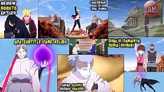 Subtitle nya Keliru | Review Boruto Ep 120 | Berkat Boruto, Urashiki Serap Cakra SASUKE