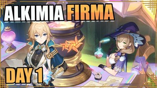 Alkimia Firma Day 1 |  FREE 1 000 Primogem【Genshin Impact】