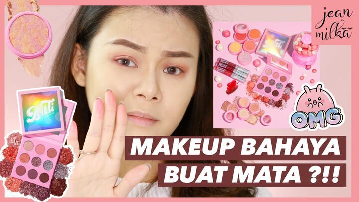 COBAIN MAKEUP YANG BAHAYA BUAT MATA | COLOURPOP X PONY BITTI COLLECTION