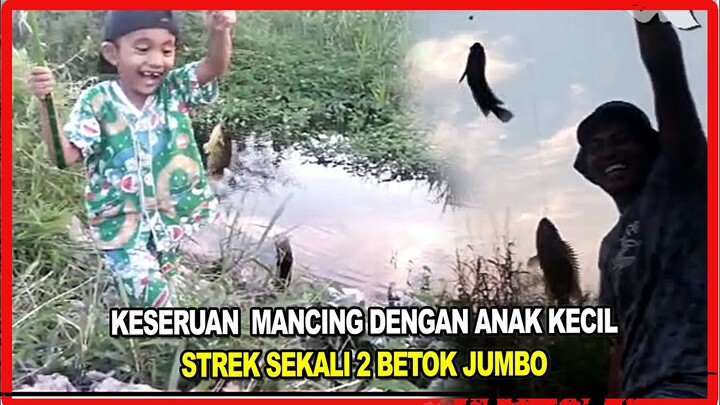 MANCING IKAN BETOK JUMBO ~ SEKALI TARIK DAPAT DUA