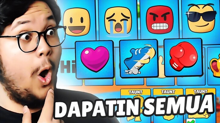 AKU DAPETIN SEMUA EMOTE DAN ANIMASI DI STUMBLE GUYS!?