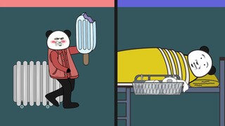 Differences in winter between north and south