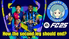 Beta FC 25: How FC Barcelona VS Inter Milan UCL second leg should end?